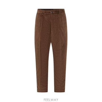 26FW 아미 스트레이트 팬츠 HTR121CO0089 2221 MARRON CHOCOLATE
