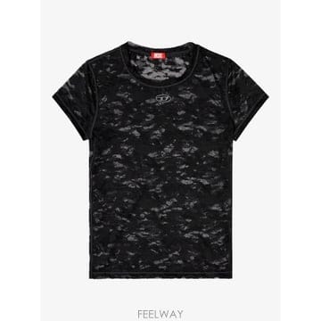 26FW 디젤 반팔 티셔츠 A18315 0DRAK 900