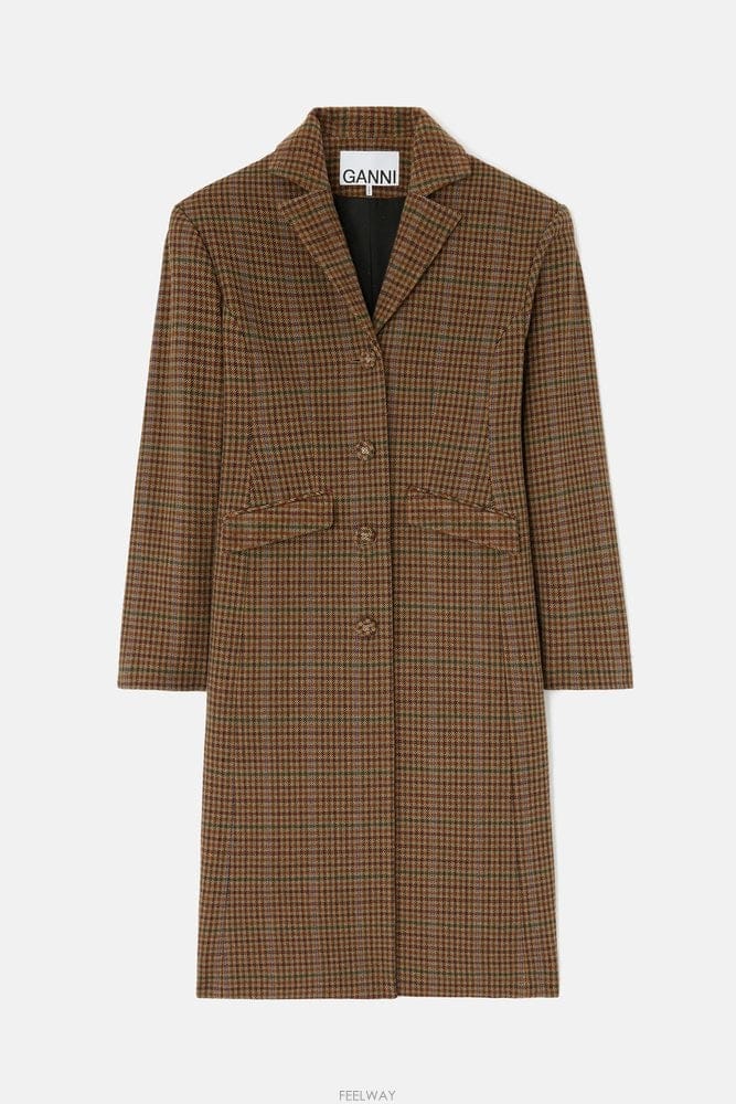 GANNI 26 F/W ���� ��� üũ Ʈ�� ��Ʈ A1120005999 B003249922026 F/W ���� ��� üũ Ʈ�� ��Ʈ A1120005999 B003249922