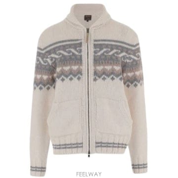 Woolrich 26FW �︮ġ ����� CFWOKN2083MR UF50998330 MILKY CREAM JACQUARD26FW �︮ġ ����� CFWOKN2083MR UF50998330 MILKY CREAM