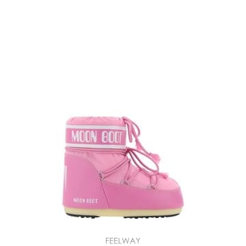 26FW 문부츠 아이콘 나일론 로우 부츠 80D1409340 J001 PINK