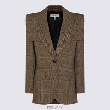 26FW 끌로에 수트 자켓 CH26WVE35171 92N BROWN BLACK