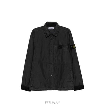 26FW 스톤 아일랜드 크링클 랩스 NY 윈드 레지스턴트 패딩 코치 자켓 크링클 랩스 NY 윈드 레지스턴트