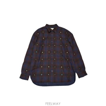 Dries Van Noten 26FW �帮�� �� ��ư ���� ���� 2620207524133 BROWN 70326FW �帮�� �� ��ư ���� ���� 2620207524133 BROWN 703