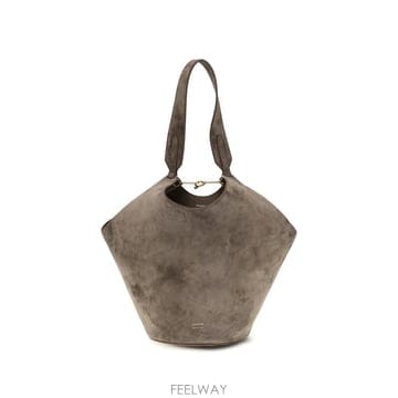 27SS 케이트 스몰 로터스 토트백 H2043726 732 MARRONE