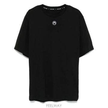 26FW 마린세르 반팔 티셔츠 MTT077A CJER0009BK99 NERO