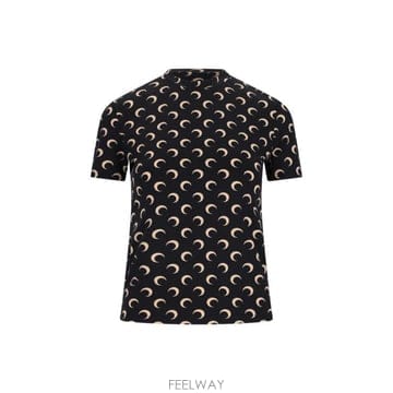 26FW 마린세르 문 프린트 저지 숏 슬리브 탑 UTS001A CJER0001IT99 NERO