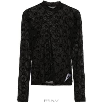 Marine Serre 26FW �������� ���� Ƽ���� WTO388A CJER0005BK99 NERO26FW �������� ���� Ƽ���� WTO388A CJER0005BK99 NERO