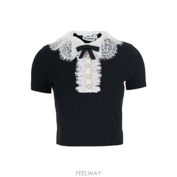 Self Portrait 26FW ���� ��Ʈ����Ʈ ���� Ƽ���� PF26134TBBLACK Black26FW ���� ��Ʈ����Ʈ ���� Ƽ���� PF26134TBBLACK Black