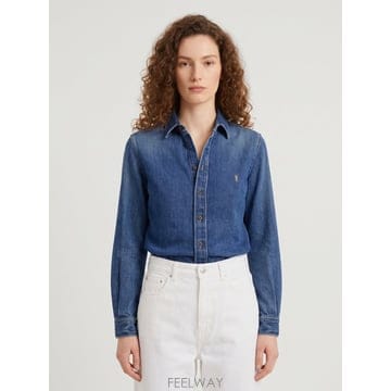 Saint Laurent ���ζ� LONGSLEEVEDSHIRTS 873984Y20PA5113 B0712503198���ζ� LONGSLEEVEDSHIRTS 873984Y20PA5113 B0712503198