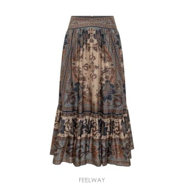 Zimmermann 25FW ���Ӹ� �� ��ĿƮ 3479SSS253 BLCMINFLO BLUE CREAM INDIENNE FLOR25FW ���Ӹ� �� ��ĿƮ 3479SSS253 BLCMINFLO BLUE CREAM 