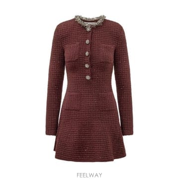 Self Portrait 26FW ���� ��Ʈ����Ʈ ���ǽ� SC26152S BU BURGUNDY26FW ���� ��Ʈ����Ʈ ���ǽ� SC26152S BU BURGUNDY