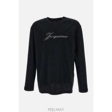 26 F/W 자크뮈스 롱 슬리브 로고 티셔츠 TSU00351AJ002 B0032503409