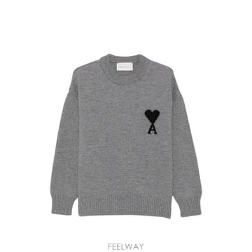 아미 아미 드 꾀흐 울 크루넥 스웨터 UKS838D018A273 B0712503525