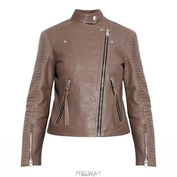 26 FW 올세인츠 라울 퀼팅 슬리브 자켓 브라운 RAULW048LE