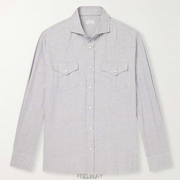 Brunello Cucinelli 26 FW ���ڷ� ��ġ�ڸ� Ŭ���� ��� �÷� ���� ������ ��ư �ö��� ������ ����26 FW ���ڷ� ��ġ�ڸ� Ŭ���� ��� �÷� ���� ������ 