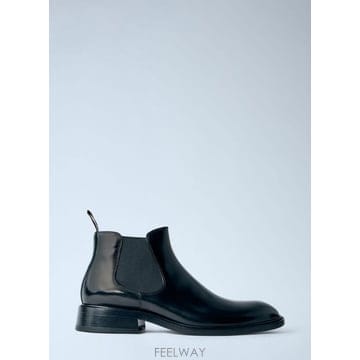 THE Row 26 FW ���ο� ���� Gable Leather Ankle Boots F001081 L898 BLK TP8726 FW ���ο� ���� Gable Leather Ankle Boots F001081 L8
