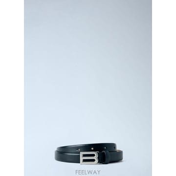 Balenciaga 26 FW �߷��þư� ���� Bolero B Smooth Leather Belt bal0266034blk26 FW �߷��þư� ���� Bolero B Smooth Leather Belt bal