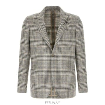 Lardini 25FW �󸣵�� ���� �극��Ƽ�� ���� with üĿ �к긯  Featuring Ŭ���� lapels, but25FW �󸣵�� ���� �극��Ƽ�� ���� with üĿ �к긯  F