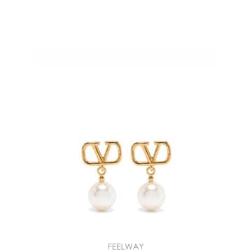 26FW 발렌티노 Vlogo 시그니처 Pearls 귀걸이 WJ0E36UXM0O3 TP579492673