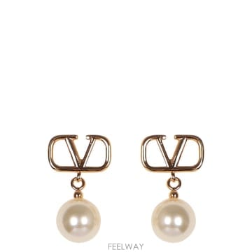 Valentino 26FW �߷�Ƽ�� Vlogo �ñ״�ó Pearls �Ͱ��� WJ0E36UXM0O3 TP57043081226FW �߷�Ƽ�� Vlogo �ñ״�ó Pearls �Ͱ��� WJ0E36UXM0O