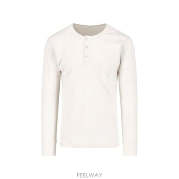 골지 헨리넥 긴팔 티셔츠 TS0041LJ1030 WH300 TP980013444