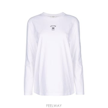 셀린느 롱슬리브 티셔츠 RX0LL1242 01OB B0442503697