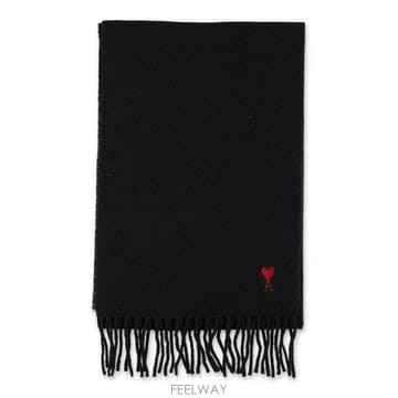 AMI Ami De Coeur 프린지 스카프 USF705AW0047 001 TP979611482