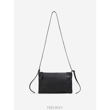 Bottega Veneta 인트레치아토 스몰 미디엄 파우치 876625V0HW0 1007BlackBrassV