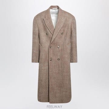 AMI 헤링본 더블 브레스트 코트 HCO458WV0214 A255 TP980026434