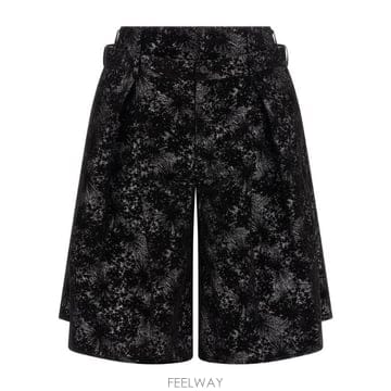 Comme des Garcons 남성 플러스 사이즈 더블 웨이스트 버뮤다 반바지 PRP013051 1 TP9