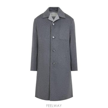 AMI 싱글 브레스티드 테일러드 코트 UCO471WV0217 A226CARBONEGREY TP98002590
