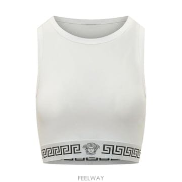 베르사체 그레카 모티브 크롭탑 10270461A17881 2W8L0 TP980048807