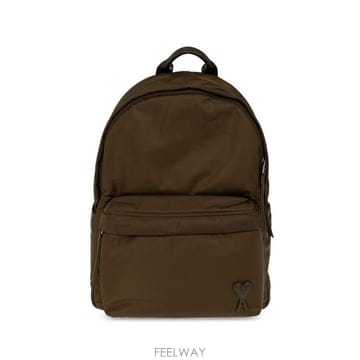 AMI 로고 지퍼 포켓 백팩 ULL728AW0001 A236 TP979968867