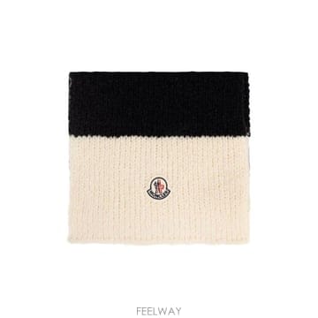 Moncler 로고 패치 골지 스카프 L20913C00016M7773 P09 TP980046281
