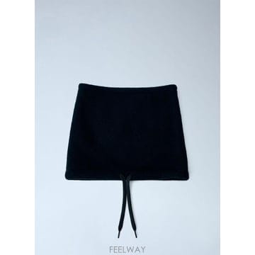RIER 드로스트링 플리스 넥워머 AXS47X02NATURALFLEECEBLACKFLEECE  TP98005