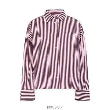 위켄드 막스 마라 오바타 스트라이프 버튼업 셔츠 2625116052600 WKDOVATTA005 TP9800