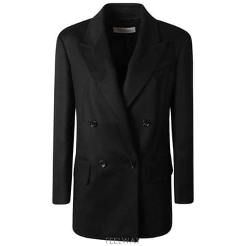 Max Mara 지벨린 올림피아 재킷 2621046012600 NERO TP980039106