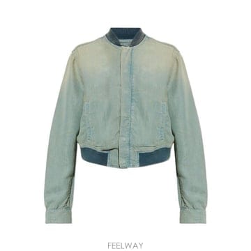 디젤 데 라니아 크롭 봄버 재킷 DERANIAS1A217930ADCF 01 TP980035728