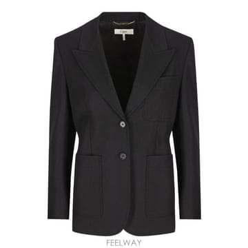 끌로에 싱글 브레스티드 블레이저 CH26AVE77067 001 TP980034536
