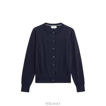 | Other Brand | 26 FW Pringle of Scotland pointelle knit cardigan PWR577 TP426 FW Pringle of Scotland pointelle knit cardigan PWR5