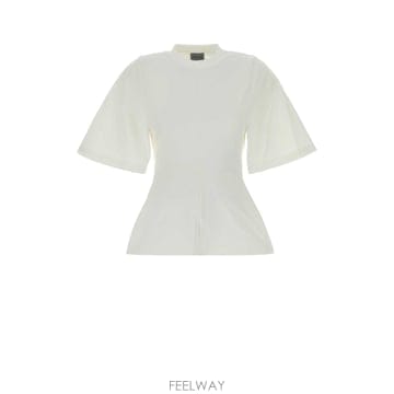 Balenciaga [X45]�߷��þư� 871829TUVC6 9000 ���� Ƽ���� �μҸ� ž ���� White cotton t s[X45]�߷��þư� 871829TUVC6 9000 ���� Ƽ���� �μҸ� ž