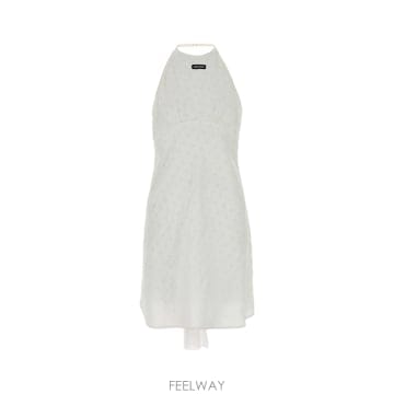 Miu Miu [X45]�̿�̿� MF6541SOOO6446 F0009 ���� ���ǽ� �� �̵� �̴� �巹�� White visc[X45]�̿�̿� MF6541SOOO6446 F0009 ���� ���ǽ� �� �̵�