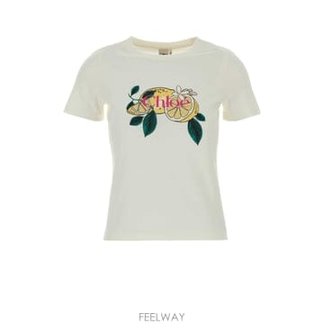 Chloe [X45]���ο� CH26AJH08981 107 ���� Ƽ���� �μҸ� ž ���� White cotton t shi[X45]���ο� CH26AJH08981 107 ���� Ƽ���� �μҸ� ž ��