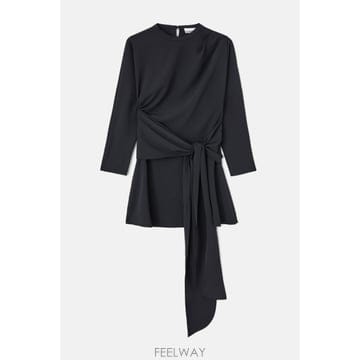 GANNI [G95]���� A1030749099 ���� ���ǽ� �巹�� CADY CREPE DRAPED MINI DRESS[G95]���� A1030749099 ���� ���ǽ� �巹�� CADY CREPE DR