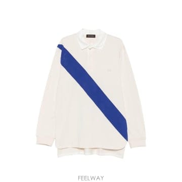 26 FW 웨일즈 보너 프리즘 사선 스트라이프 폴로 셔츠 MA26JE20JE02150 TP459965132