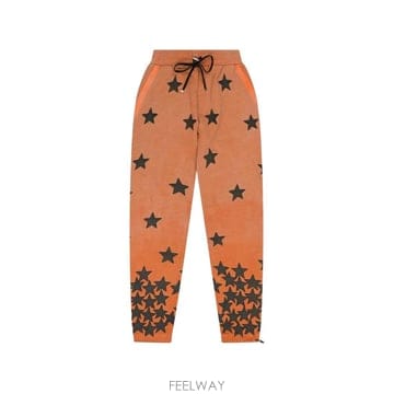 Amiri 26 FW �ƹ̸� Chemist Star track pants PS22MJS001ORANGEBLACK TP426 FW �ƹ̸� Chemist Star track pants PS22MJS001ORANGE