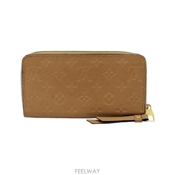 루이비통 Louis Vuitton M69034 베이지 앙프렝뜨 지피 월릿 장지갑