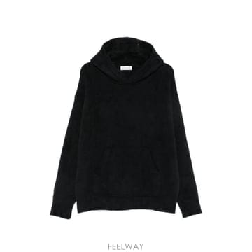 26 FW Roberto Collina brushed knit hoodie 263MYB45307 TP4598