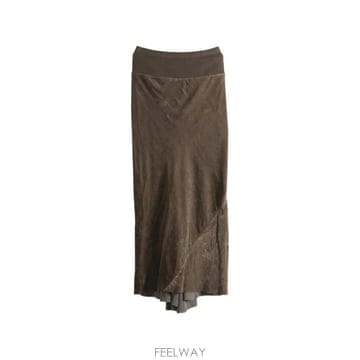 26 FW 릭오웬스 비대칭 골지 웨이스트 스커트 RP02F5343V TP459934789
